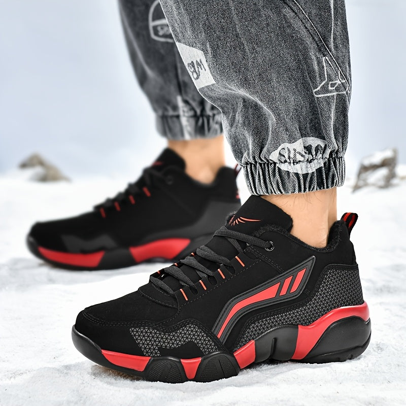 Men's & Women's Heavy-Duty All-Season Ankle-High Winter Boots Sneakers - Thick Warm Traction Rubber Sole, Casual Outdoor Shoes for Snow, & Daily Wear, Shoes For Men, Trainers, Trainers For Men, Sneakers Shoes For Men, Winter