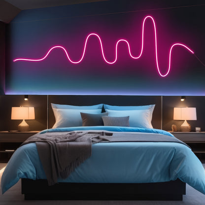 Single-Color RGB Neon LED Strip with USB Interface, DC5V Safe and Reliable, 24-Key Remote Control, IP65 Waterproof, Color Changing, Adjustable Brightness, Holiday Gift for Girlfriend or Friend, Party Atmosphere Light, Festiva