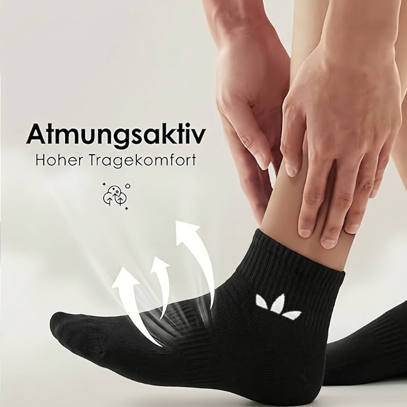 6 Pairs Unisex Breathable Lightweight Casual Sports Socks