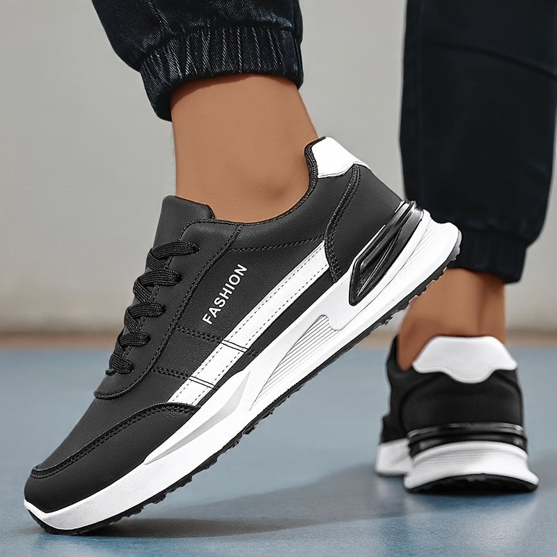 Men's Road Running Shoes, Large Size Men's Outdoor Hiking Shoes, Lace-up Walking Shoes, Training Shoes, Low-top Running Shoes, Trendy Skate Shoes, Student Casual Sneakers for Spring, Summer, Autumn, and All Seasons