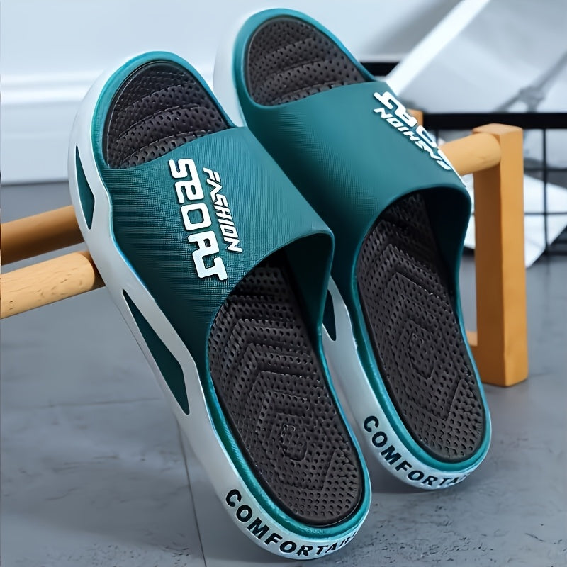 Men’s Sport Graphic Flip-Flops Non-Slip EVA Casual Sandals