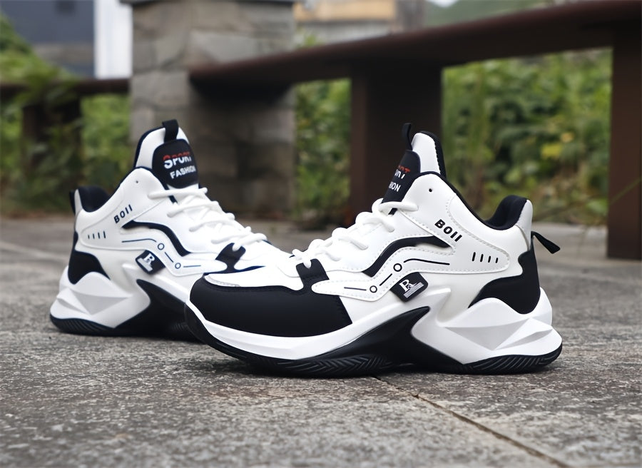 Men's Road Running Shoes, Anti-Slip Casual Sneakers, Basketball Sports Shoes, Fashionable Cross Training Athletic Footwear - ayq