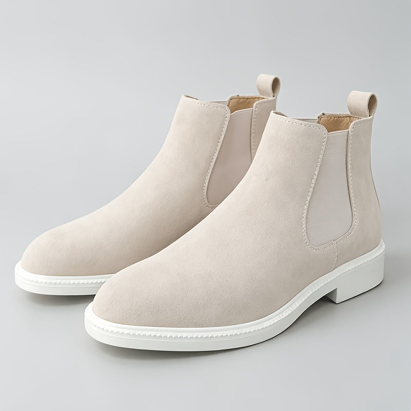 Men's Casual Chukka Boots High Top Non-Slip Rubber Sole