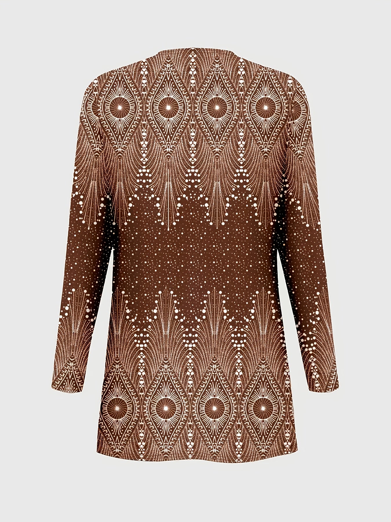 Elegant Women's 3-Piece Ethnic Set with Printed Blazer & Pants