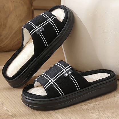Men's Summer Indoor Casual Slip-On Fabric Slippers