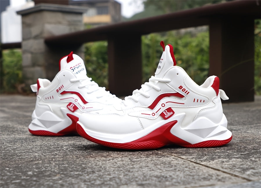 Men's Road Running Shoes, Anti-Slip Casual Sneakers, Basketball Sports Shoes, Fashionable Cross Training Athletic Footwear - ayq
