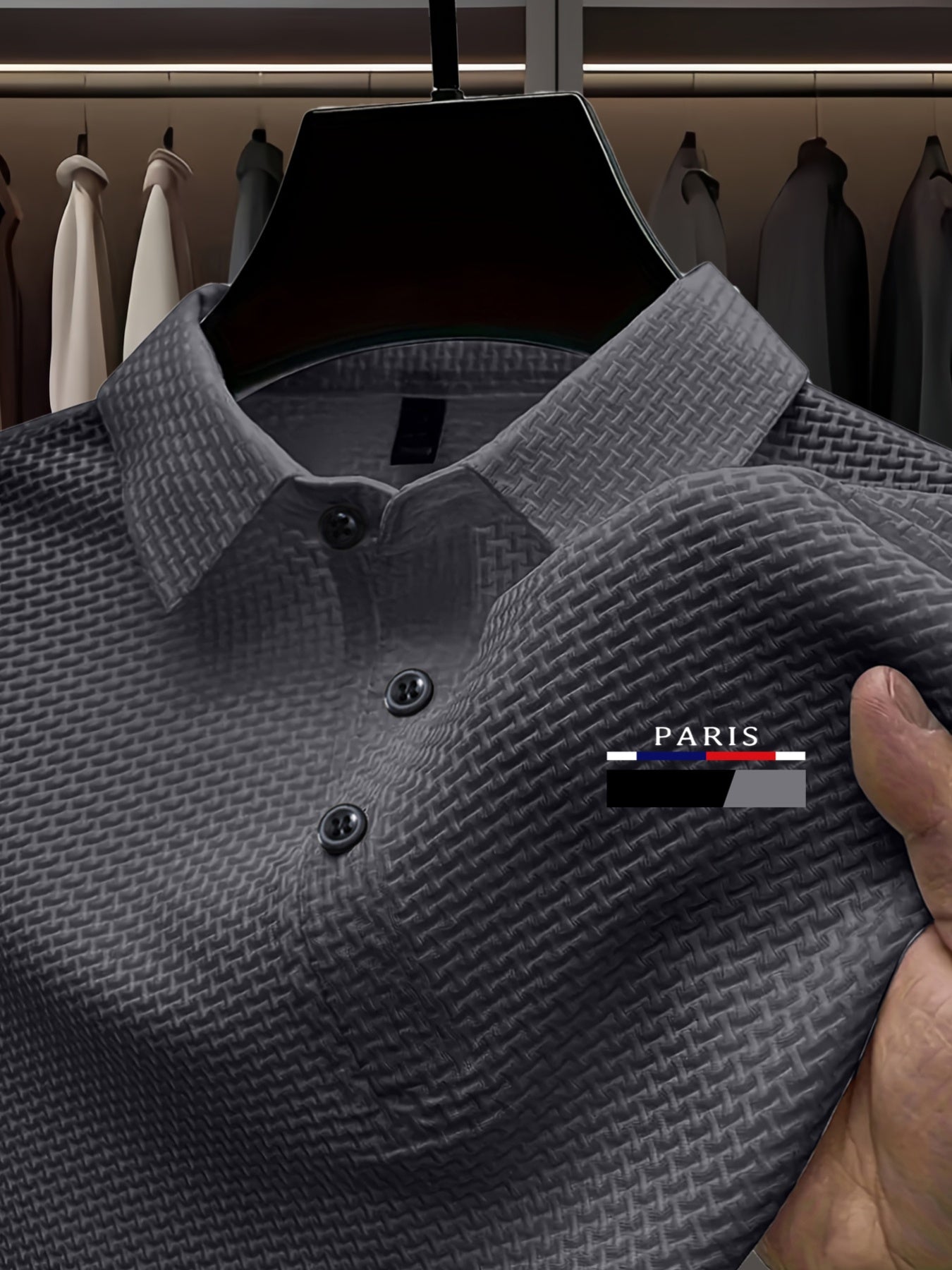 New Arrival of Plus-Size Men'S Polo Shirts, Featuring Short Sleeves And Classic Details Like a Collar And Buttons, Perfect for Casual Everyday Wear - ayq