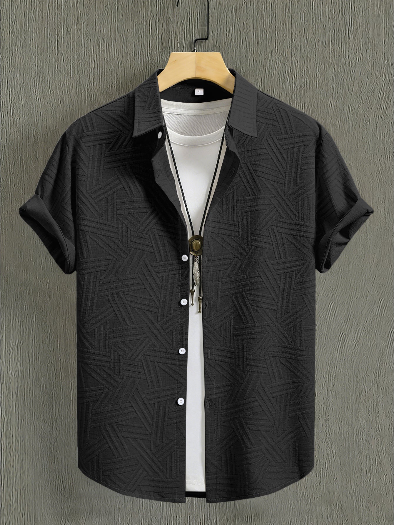 Men's Casual Shirt and Pants Set, Lightweight Summer Essentials