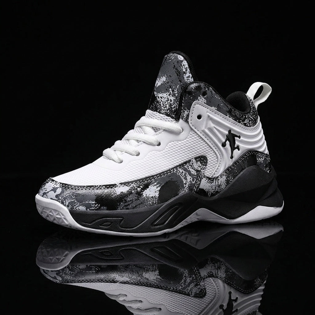 Men's Low-Top Basketball Sneakers | Comfortable Durable Lace-Up Shoes