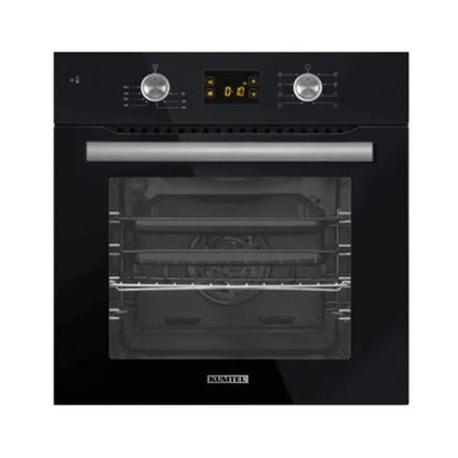 KUMTEL Built-In Black Oven 56L with Convection & Grill