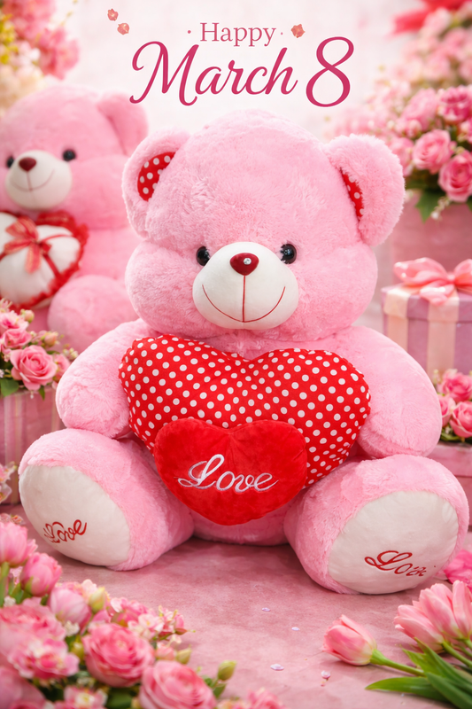 Soft teddy bear TEDDY 7 - ayq